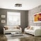 Globe Electric Globe Electric Verona 5.12 in. H X 13 in. W X 13 in. L Dark Bronze Ceiling Light 65919 - alternate 6